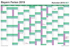Erstes und zweites halbjahr 2021 auf jeweils eigener seite. Ferien Bayern 2019 Ferienkalender Ubersicht