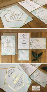 Geometric Watercolour Watercolor Wedding Invitation With Gold Foil By Fra Wedding Invitation Templates Box Wedding Invitations Wedding Invitation Inspiration