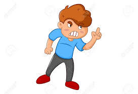 Maybe you would like to learn more about one of these? Vector Cartoon Illustration Of The Boy Is Angry And Pointing Royalty Free Cliparts Vectors And Stock Illustration Image 158417389
