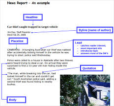 This newspaper report writing format, as the name suggests, is only for reference for the students of class 9 in exams, you need to keep the format in mind and write the reports in accordance with the. Free 8 Sample Newspaper Report Templates In Pdf