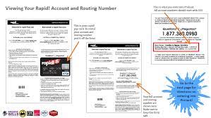 That's the closest thing to a routing number you'll find on a debit card. Why Does Rapid Say We Haven T Registered The Card To The Employee Support