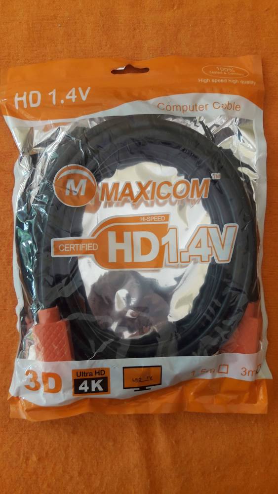 Version 1.4 Maxicom 3 Meter HDMI Cable product image