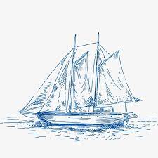 Hand Painted Vintage Boat Vintage Boats Clip Art Vintage Boat