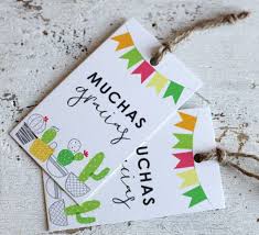I had a great time and i hope you did too printed on them. Editable Printable Thank You Tags Muchas Gracias Instant Etsy Free Printable Favor Tags Bridal Shower Invitations Printable Free Printable Favor Tags
