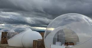 hotel aire de bardenas espagne bubble tent places to travel hotel