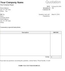 Excel Quotation Template Quotations Quote Template Quotation Format