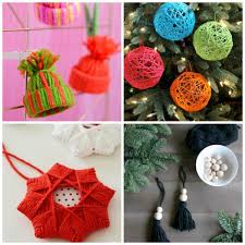 Download 9 Diy Yarn Ornaments To Adorn Your Christmas Tree Make And Takes PSD Mockup Templates