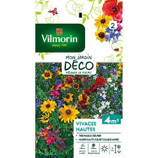 Melange De Fleurs Vivaces Hautes Multicolore Vilmorin En 2020 Graines De Fleurs Fleurs Vivaces Fleurs Annuelles