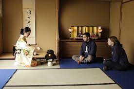 Camellia Flower In Ninenzaka Shared Tea Ceremony Tea Ceremony Camellia