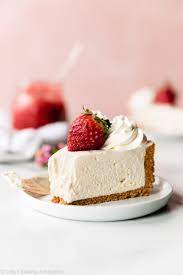 I want to make a cheesecake but i don't have any sour cream. Perfect No Bake Cheesecake Recipe Sally S Baking Addiction