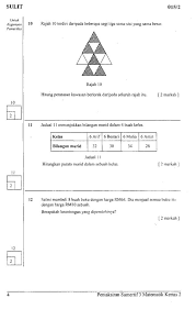 Kertas 2 Matematik Upsr Tahun 6 Terengganu 2013