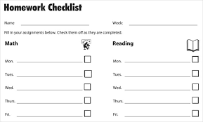 15 checklist schedule and planner templates for students