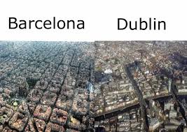 As having fully understood the spirit of cerda's planning, the participants in barcelona. Update Previous Post Urban Design Of Barcelona As Per Requests I Made A Side By Side Comparison Of The Urban Planning Differences Between Barcelona And Dublin Damnthatsinteresting