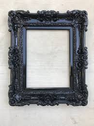12x16 Black Frame Wall Mirror Frame For Canvas Or Art Paint Etsy In 2020 Frames On Wall Baroque Frames Framed Mirror Wall