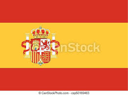 Le drapeau d'espagne est composé de bicolore horizontal de trois bandes avec au centre un emblème. Drapeau Espagne Drapeau Vecteur Espagne Illustration Canstock