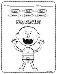 No David Activities No David Book Activities Beginning Of School