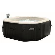Paris Prix Spa Gonflable Bulles Jet 6 Places Octogonale Noir Spa Gonflable Piscine Et Jardin Prix Spa