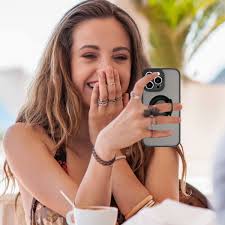 Telefoonhoesje met standaard magneet ring