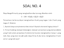 Maybe you would like to learn more about one of these? Soal Quiz1 Ekonomi Manajerial Deadline Pengerjaan 1 X