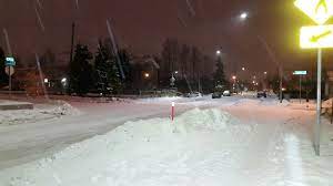 Baby It S Cold Outside Winter In America S Final Frontier Anchorage Alaska Miss You Baby Cold Night Time Snow