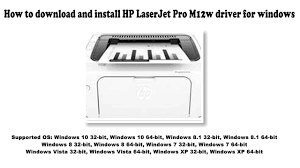 Download the latest drivers, firmware, and software for your hp laserjet. How To Download And Install Hp Laserjet Pro M12w Driver Windows 10 8 1 8 7 Vista Xp Youtube