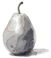 Black And White Watercolor Painting Tutorial How To Paint A Pear In Watercolor A Beginners Tutorial Rajzok Rajzolas