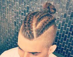 15 Best Man Bun Undercut Hairstyles Men S Hairstyle Tips Viking Hair Braided Bun Hairstyles Man Bun Hairstyles