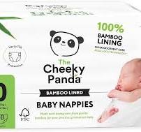 Amazon.com: The Cheeky Panda Pañales de bambú tamaño 0 para ...