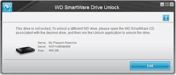 It seems to have preinstalled wd software on it, when i plug in the usb it automatically pops up a box that says wd unlocker with udf file . Wd Smartware Drive Unlock Western Digital Super User