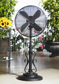 Deco Breeze Ebony 19 Wide Outdoor Floor Fan K0994 Lamps Plus Outdoor Fans Patio Outdoor Fan Outdoor Standing Fans