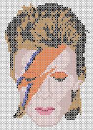 Making patterns is half the fun of cross stitch, so you're onto a good start. Free David Bowie Cross Stitch And Knitting Patterns