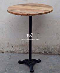 Sturdy Casting Folding Bar Table Cast Iron Table Base Solid Wood Table Tops Iron Table