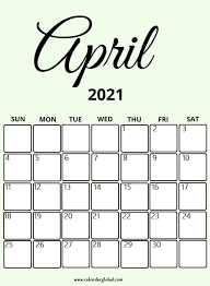 Our online calendar creator tool will help you do that. Plan Holidays And Easter With A Cute April 2021 Printable Calendar