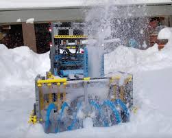 The perfect snow blower can handle wet or heavy snow in any walkway or driveway. Northerners Need This Lego Snowblower