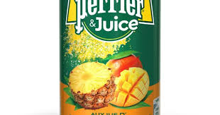 Eau Gazeuse Aromatisee Au Jus Ananas Mangue Perrier Mangue Ananas Jus D Ananas