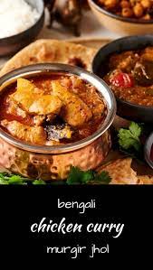 Murgir Jhol Homestyle Bengali Chicken Curry Rezept In 2020 Tandoori Masala