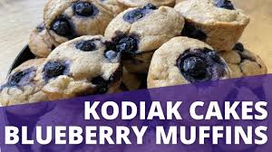 Pour the batter from the blender into the strainer slowly. Kodiak Cakes Blueberry Muffins Ww Friendly Easy Too Youtube