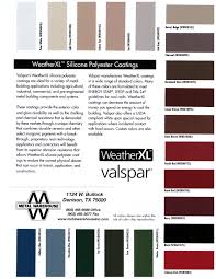 Valspar Metal Roof Color Chart