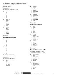 .answer key spanish leccion 4! Extra Practice Solutions