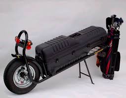 Golf bags & carts : Motorcycle Golf Bag Remove Your Golf Bag And Lock Your Riding Gear Securely In The Case Golf Equipment Motorcycle Trailer Motorcycle