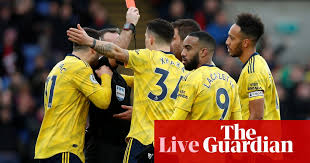 Arsenal left it late to snatch a point in dramatic circumstances at the emirates. Crystal Palace 1 1 Arsenal Premier League As It Happened Football The Guardian