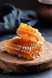 Honeycombs On Wooden Board Raw Honey Honey Recipes Food Organic Recipes