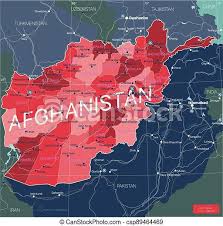 The population of the provinces and districts of afghanistan. Afghanistan Country Detailed Editable Map With Regions Cities And Towns Roads And Railways Geographic Sites Vector Eps 10 Canstock