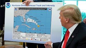 Trump Shows Apparently Altered Hurricane Dorian Forecast
