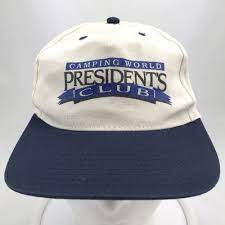 Camping World Presidents Club Snapback Hat Ball Cap Adjustable Headmaster Headmaster 5panel Ad Camping World Snapback Hats Unique Items Products