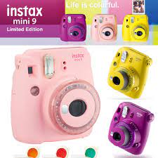 Shop for polaroid cameras in shop cameras by brand. Fujifilm Instax Mini 9 Camera New Clear Yellow Purple Pink Fuji Instant Upgraded Mini 9 Mini 8 Film Photo Camera Color Filter Film Camera Aliexpress