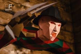 Diy Freddy Krueger 3d Model Template Papercraft Templates Diy Printables Templates