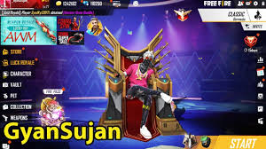 Free fire live game play on live stream rank push. Gyansujan Is Back On Free Fire King Of Awm Garena Free Fire Live Youtube