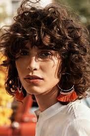 There are numerous variations on the hairstyles for curly hair with fringe, however that's the basic idea: Curly Bob Curly Bangs Love This Curly Hair Styles Hair Styles Curly Bob Hairstyles