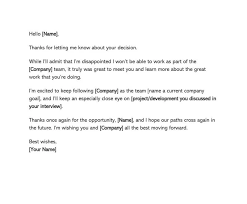 Aug 04, 2021 · many who have received college rejection letter samples in the past have worked through their frustrations, applied to different schools, and were still able if you can prove your worth by making a huge statement for the admissions committee, you can reapply after a … How To Respond To A Job Rejection Email Best Examples To Follow